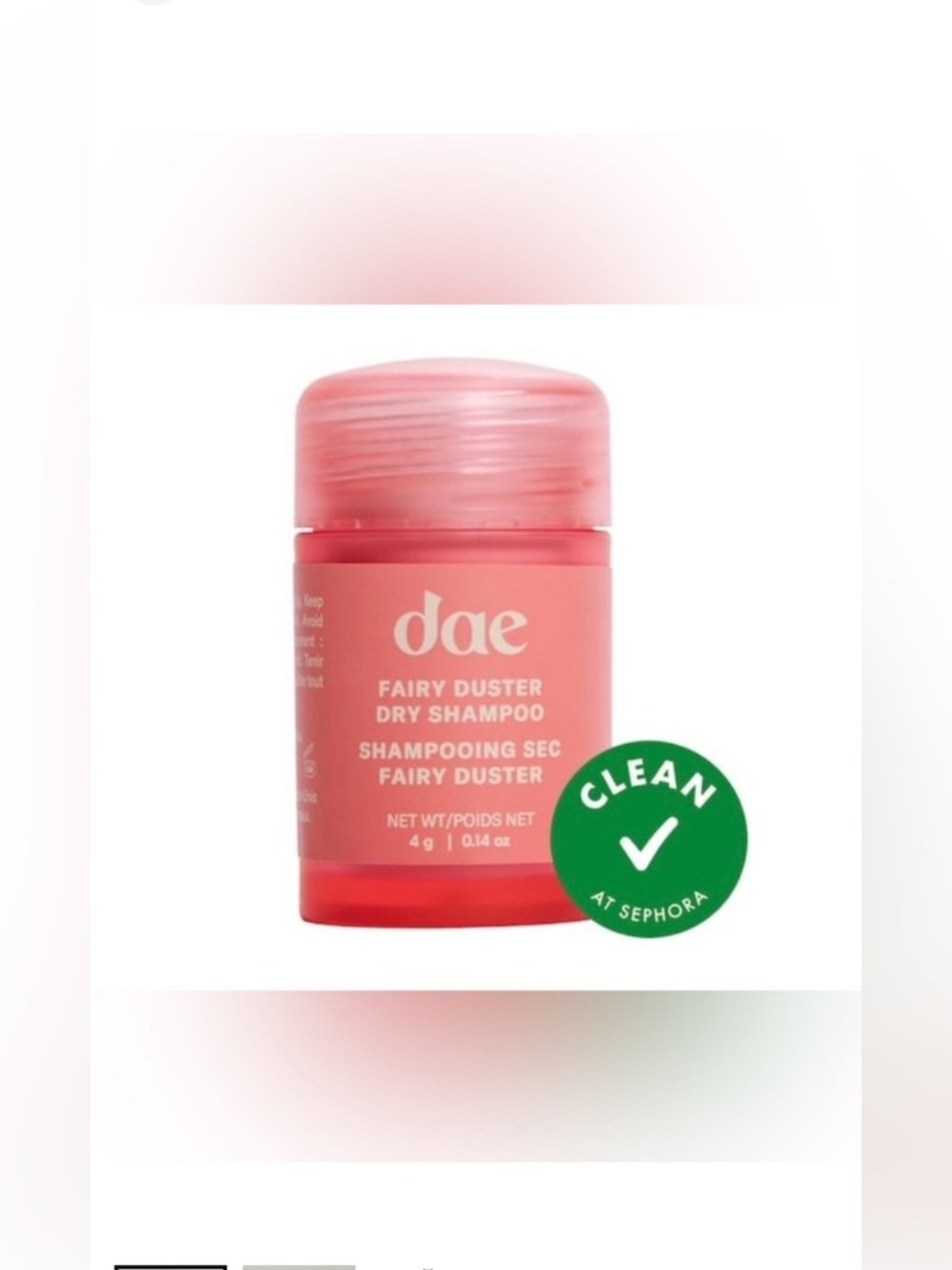 🌸DAE Fairy Duster Dry Shampoo Deluxe Mini 4 g